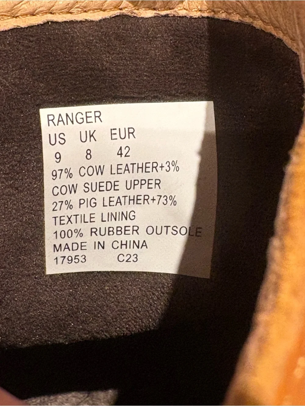 Polo Ralph Lauren Ranger Tumbled Leather Buckle Lug Sole Boots Mens Sz 9